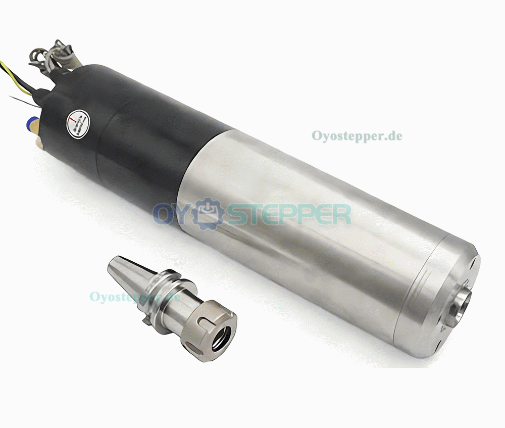 Wassergek&uuml;hlte ATC HF-Werkzeugwechselspindel 3kW &Oslash;100mm BT30 220V 400Hz 24000U/min f&uuml;r CNC Fr&auml;smaschinen
